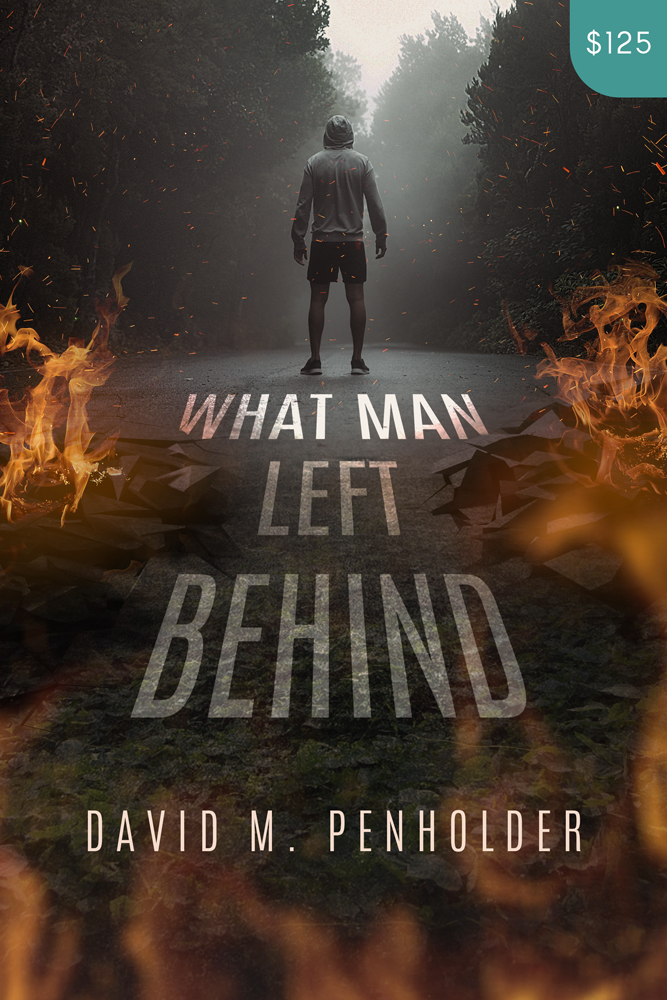 Premade Post-Apocalyptic / Action Book Cover Design: What Man Left Behind